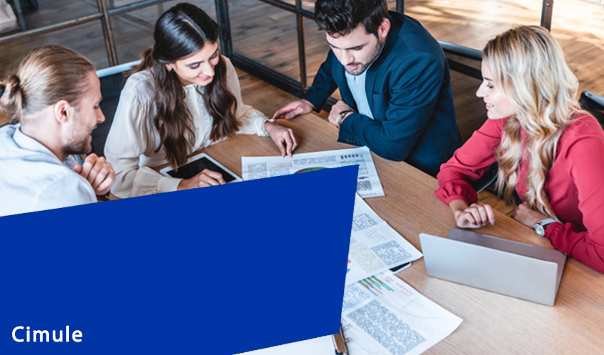 Cimule Marketing members connect with local businesses and every other member in the network 